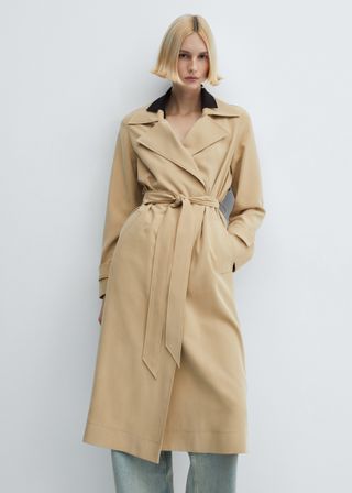 Flowy Lapel Trench