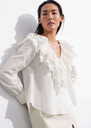 Layered Ruffle Blouse