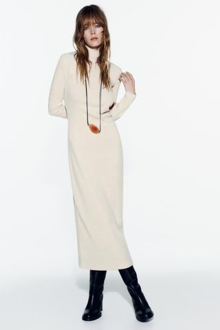 Ruched Soft Long Dress