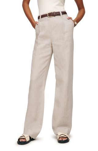 Alex Wide Leg Linen Pants